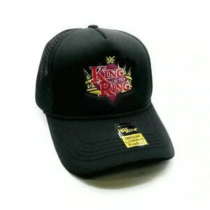 King of the Ring Wrestling Mesh Trucker (Black)
